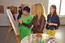 Adriana Galetskaya. Exhibition. Art. Painting. Ukrainian Art Week Kiev 2014.